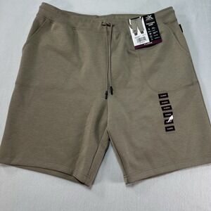 ZeroXposur Shorts Men's XL Beige Tech Fleece Drawstring Activewear Stretch Beach